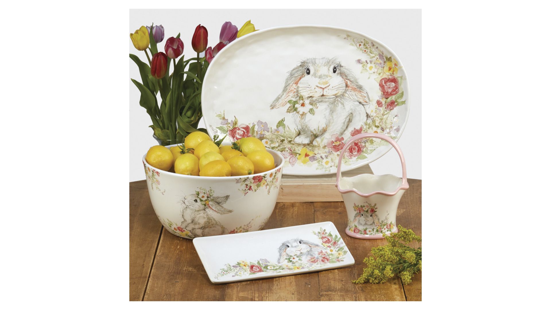 10648270 Certified International Салатник глубокий Certified Int. Милый кролик 28х14см, керамика Керамика  - Вид №1
