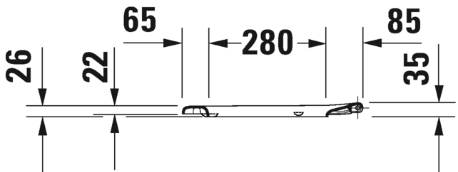 0067310099 Крышка сиденье для унитаза Duravit D-Code - Вид №4