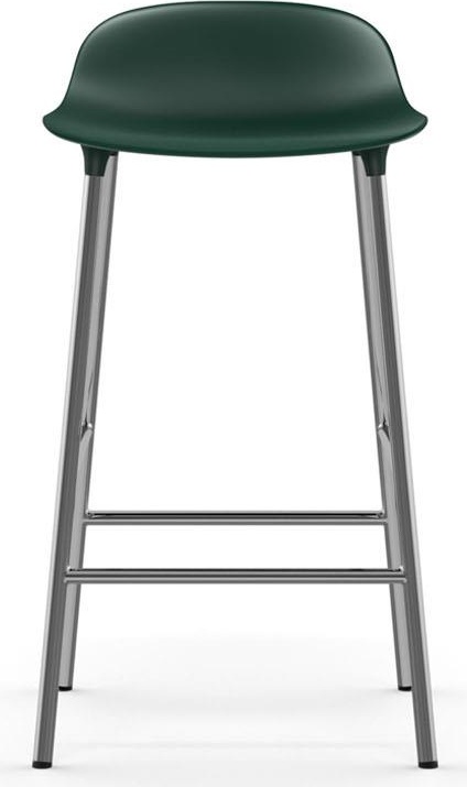 603160 Барный стул 65 см Chrome Green Normann Copenhagen Form - Вид №1