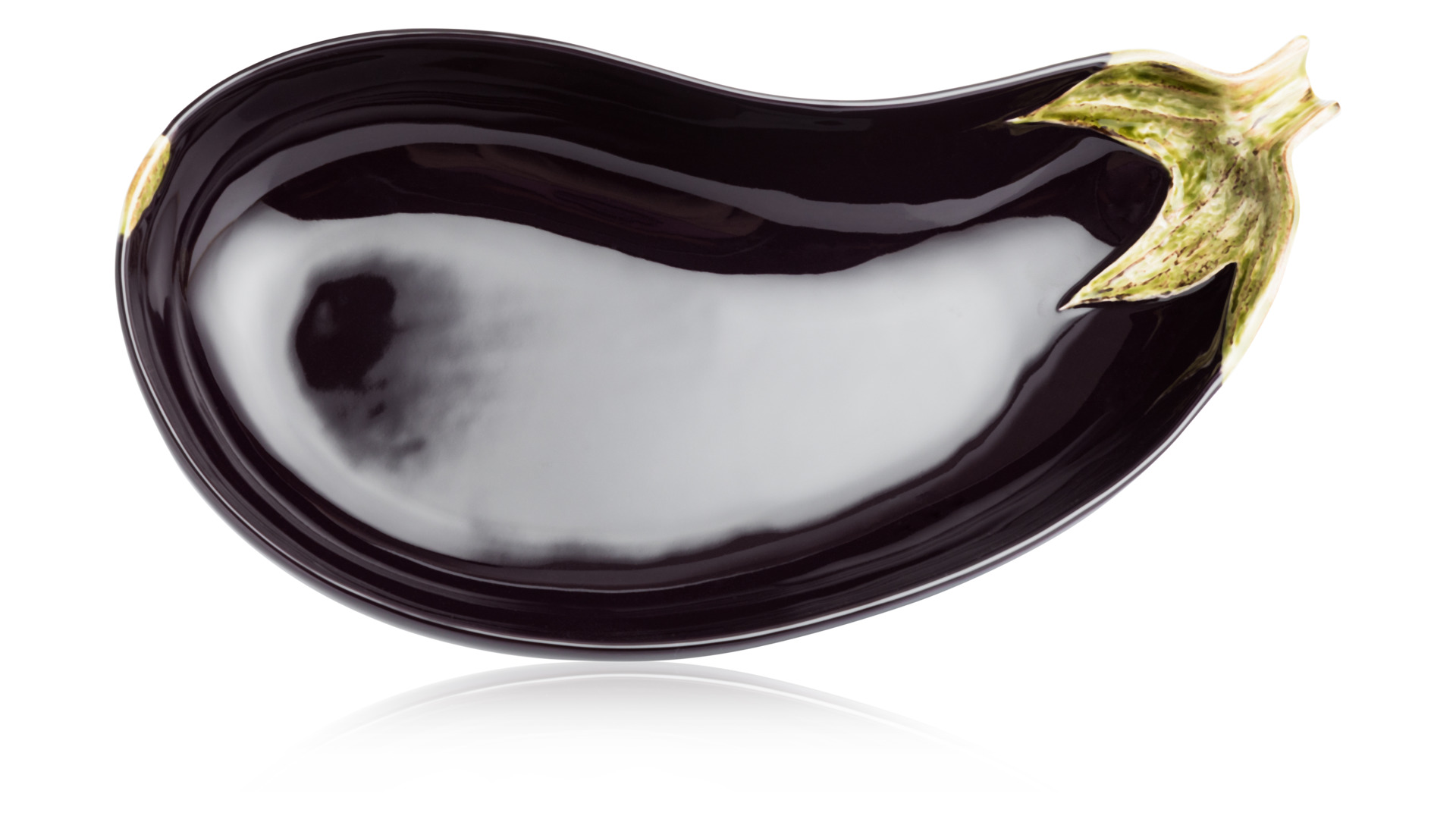 10583844 Bordallo Pinheiro Салатник Bordallo Pinheiro Баклажан 39см, керамика Керамика  - Вид №1