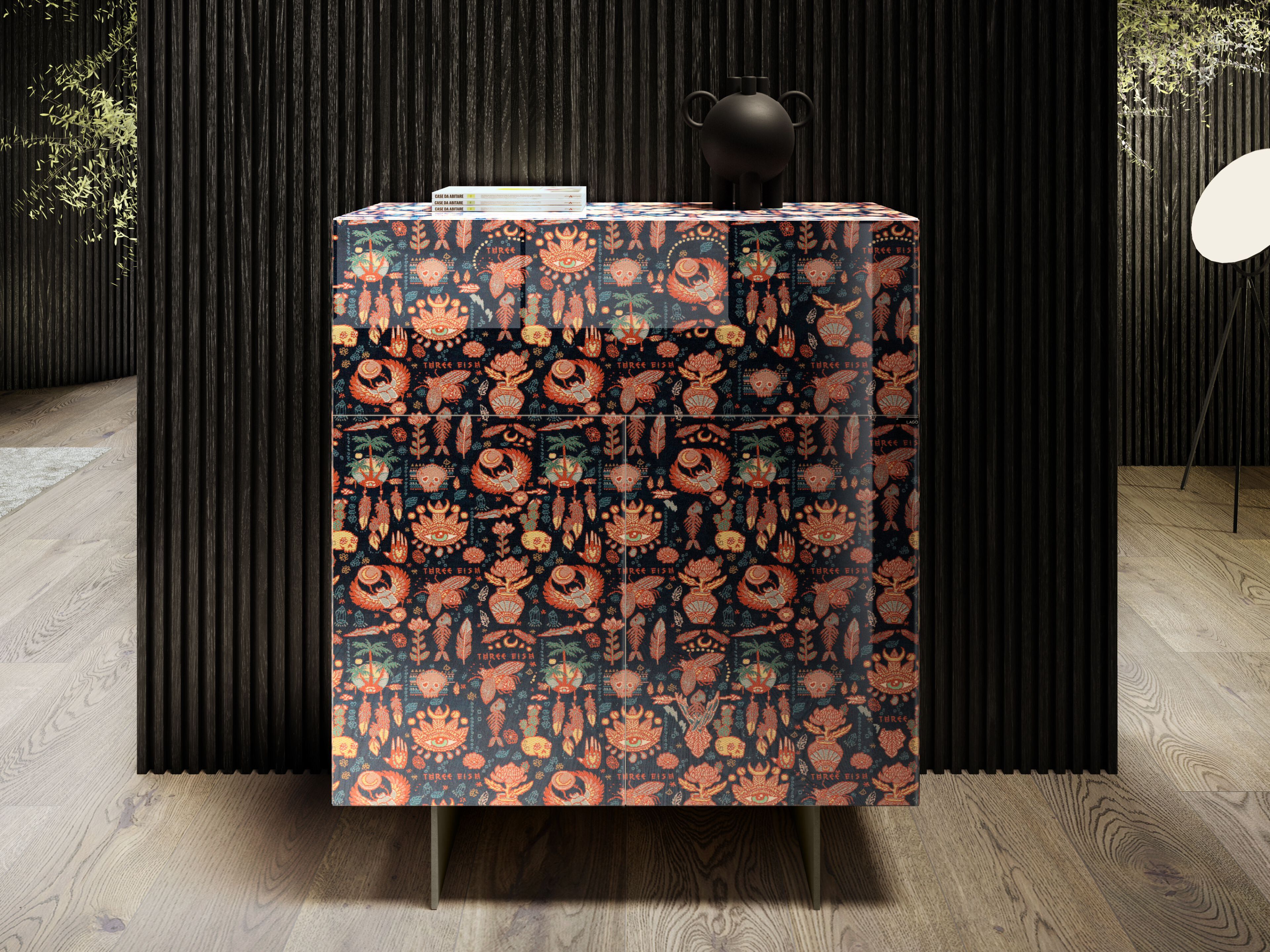 Стеклянный шкаф Lago ARCH-00030605