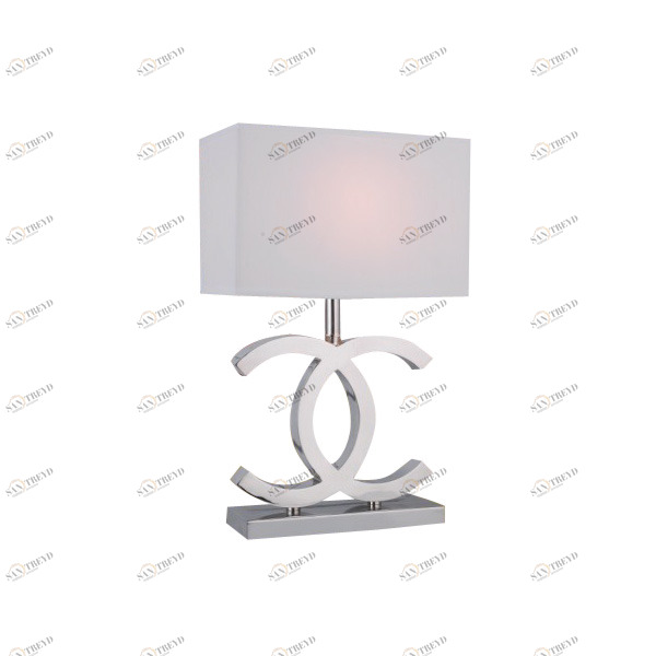 Настольная лампа BT-1001 nickel от Delight Collection DELIGHT COLLECTION ИНТЕРЬЕРНЫЕ 244895 Белый 