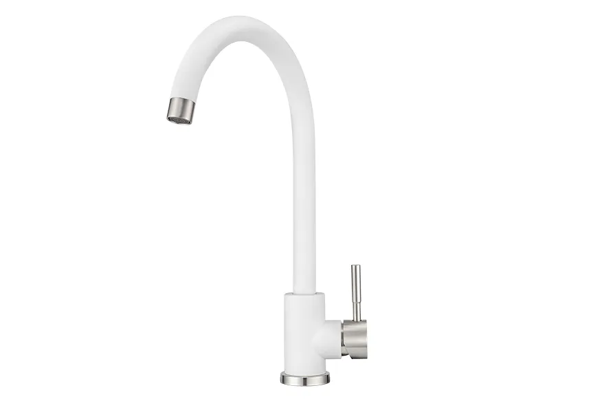 ST-4031, БЕЛЫЙ СМЕСИТЕЛЬ КУХОННЫЙ GRANULA Standart ST-4031-ST66 - Вид №1