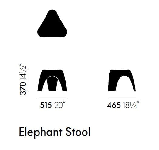 Штабелируемый табурет из полипропилена In Stock Vitra ARCH-00111845 - Вид №2