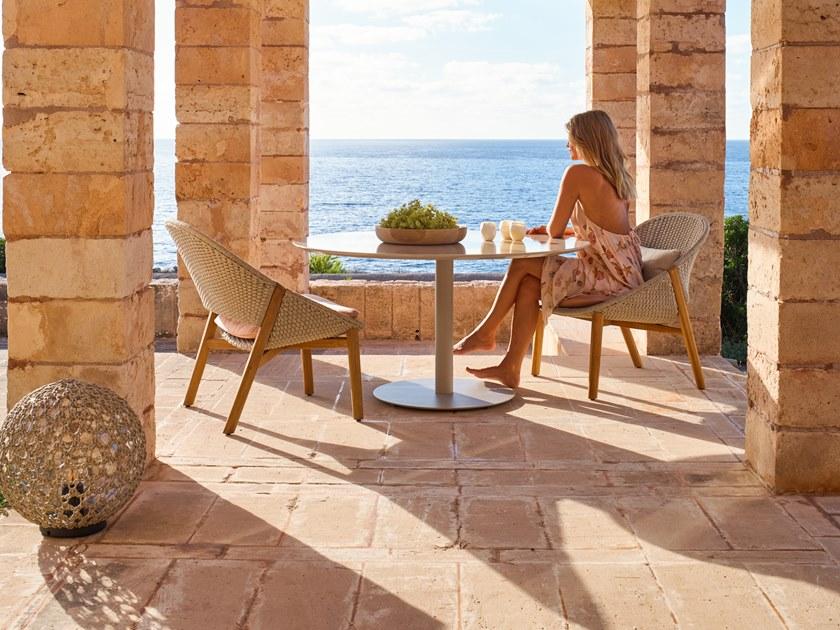 TRIBÙ Круглый садовый стол из вулканического камня T-table D2160/2161/2162/2163 - Вид №3