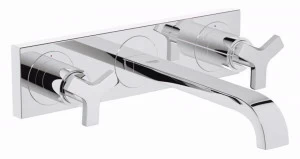 Внешняя часть смесителя для раковины GROHE Allure (3 отверстия) вынос 220 мм, хром (20192000)
