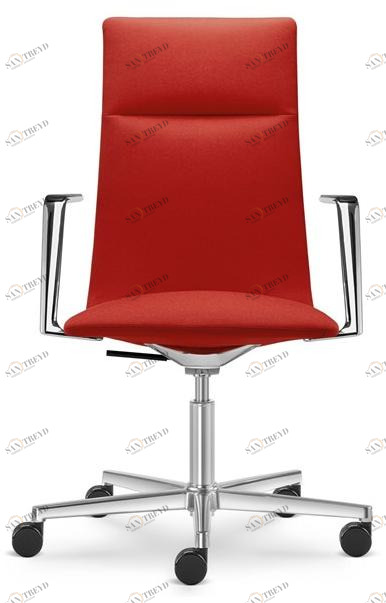 LD Seating Офисное кресло из ткани с 5 спицами с подлокотниками на колесиках Harmony modern 885-f37-n6