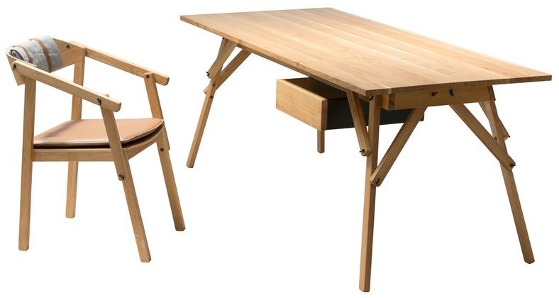 Askia Дубовый стол с ящиками Atelier 1.d03.ok - Вид №3