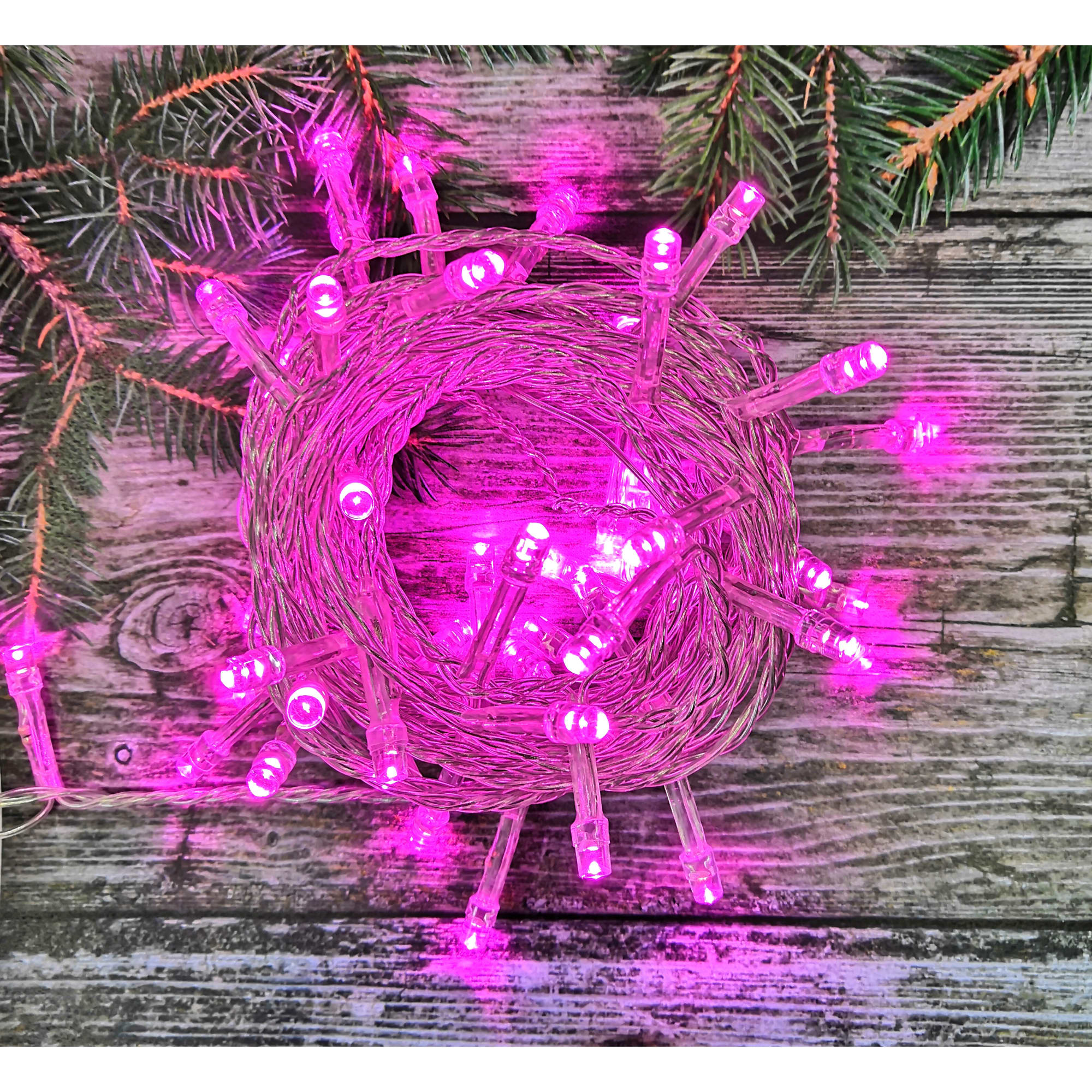 82309540 Электрогирлянда комнатная «Нить» 5.5 м 50 LED фиолетовый Santreyd 