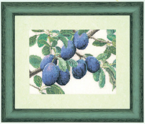 3015 Набор для вышивания Ветвь сливы 22 х 16 см Thea Gouverneur