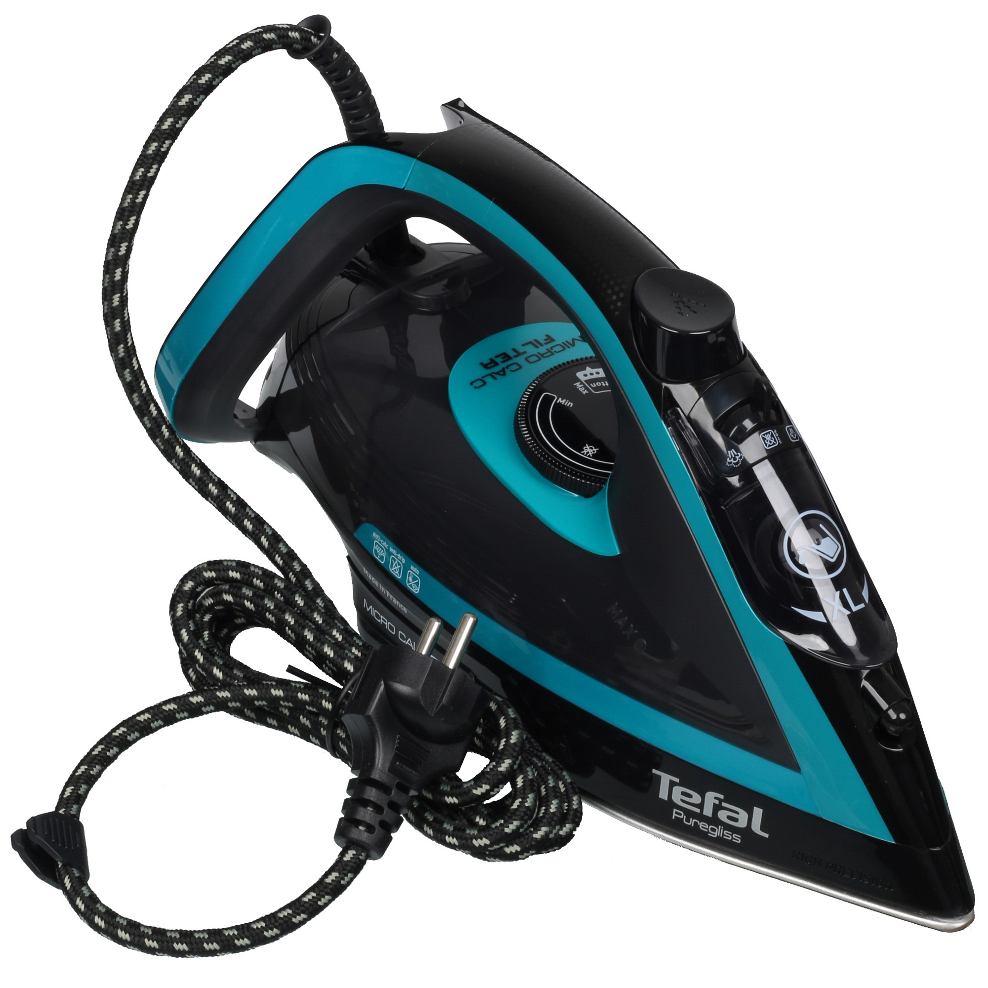 5409143 Утюг Tefal Puregliss FV8066E0 черный STDN-0070357 - Вид №5