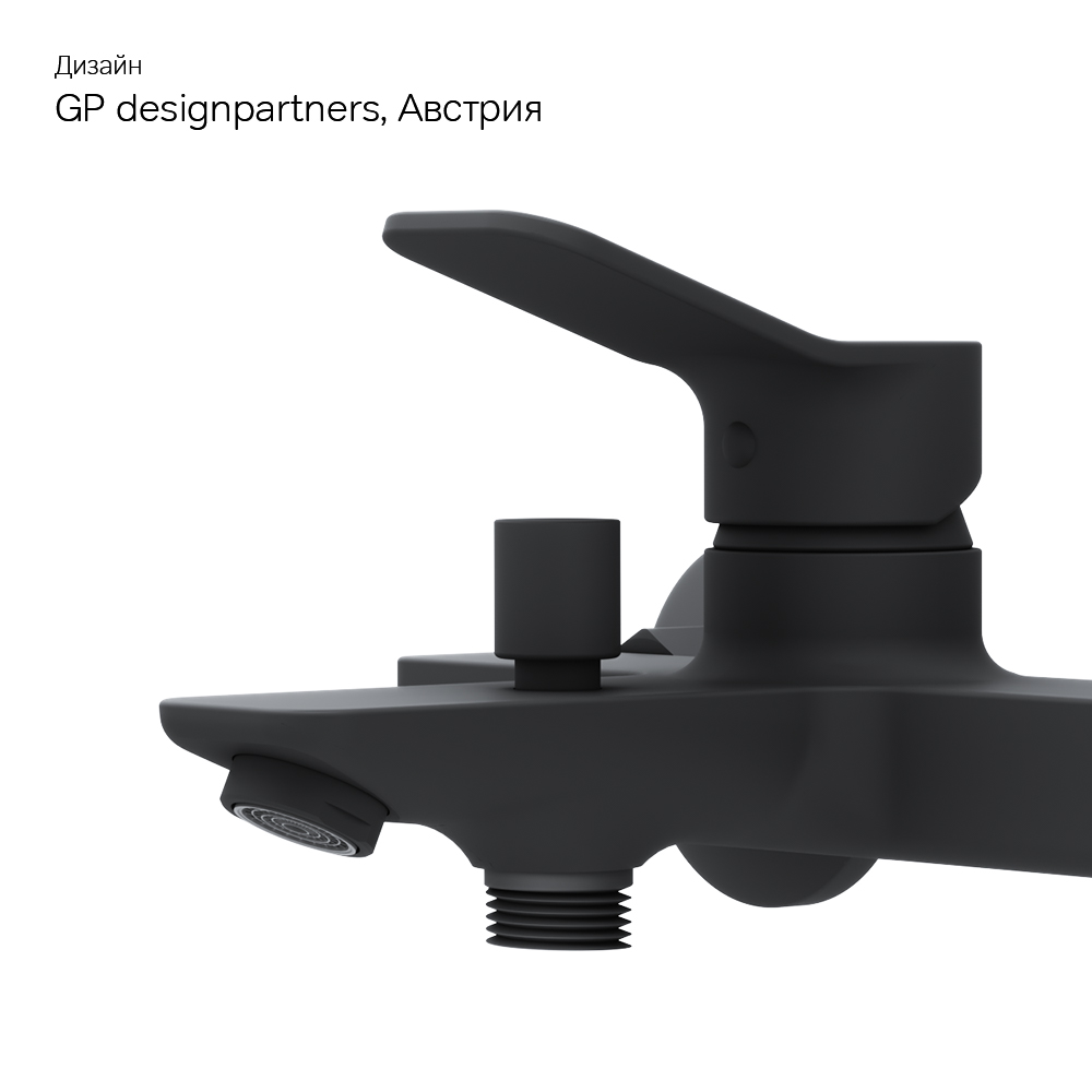 F85A10022 смеситель для ванна/душа черный шт. AM.PM X-Joy  - Вид №8