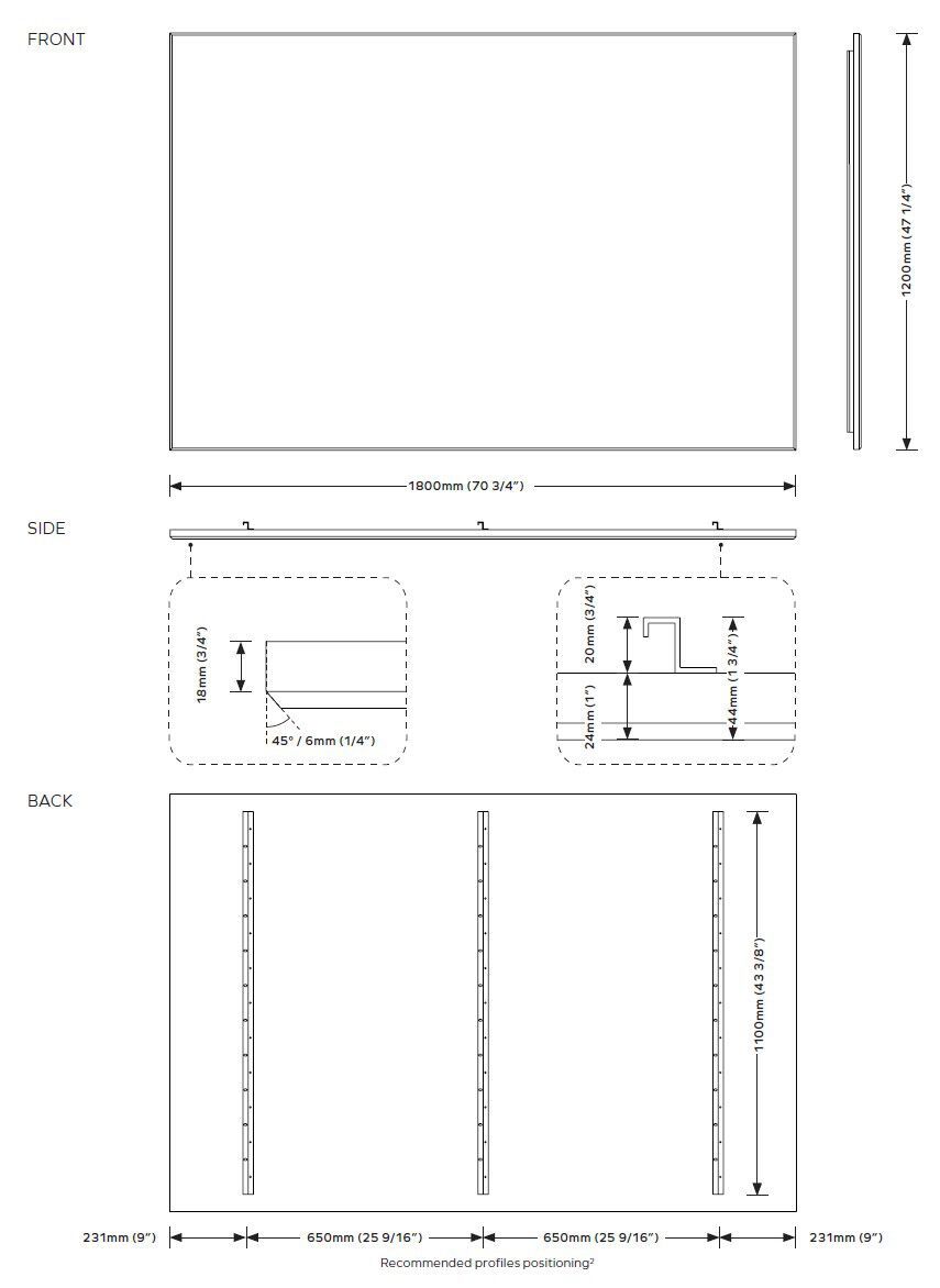 Потолочная акустическая панель из ПЭТ IMPACT ACOUSTIC® ARCHISONIC® Felt ARCH-00051068 - Вид №6
