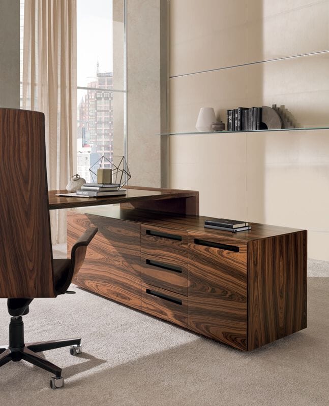 Деревянный направленный угловой стол i 4 Mariani ARCH-00115139 - Вид №3