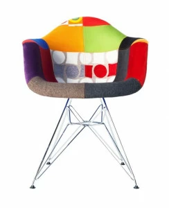Стул DAR Patchwork TASHOTI ДИЗАЙНЕРСКИЕ, DAR 009994 Красный;разноцветный