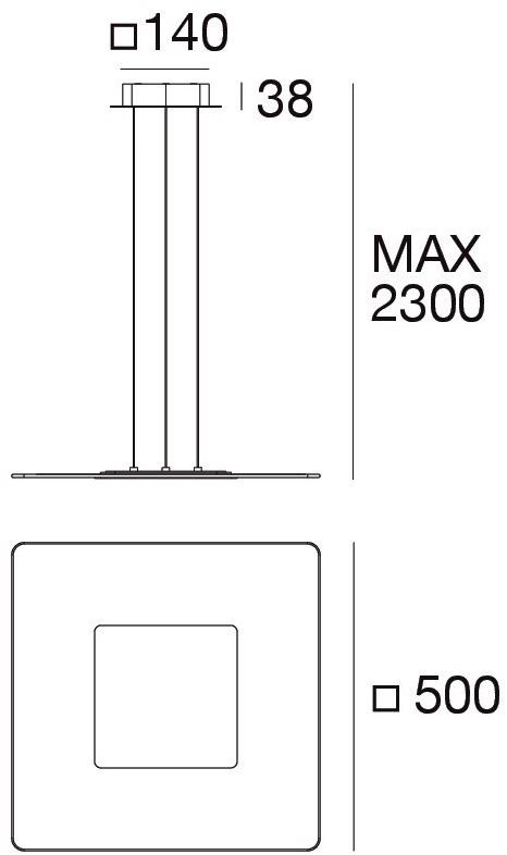 Linea Light Group Светодиодный подвесной светильник из стали и стекла Aruba sun-id-1494992 - Вид №4