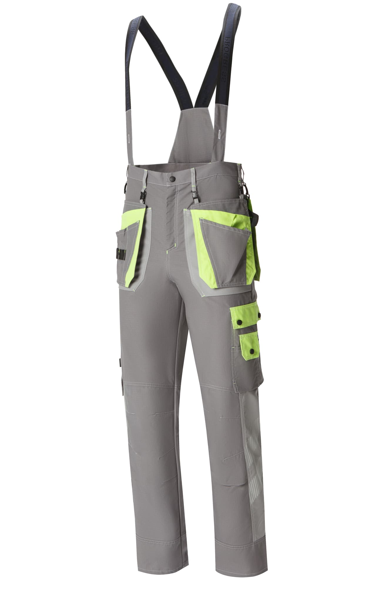 68816 Костюм "Прогресс" темно-серый светло-серый с лимонным  Летняя спецодежда  размер 48-50/182-188  - Вид №4