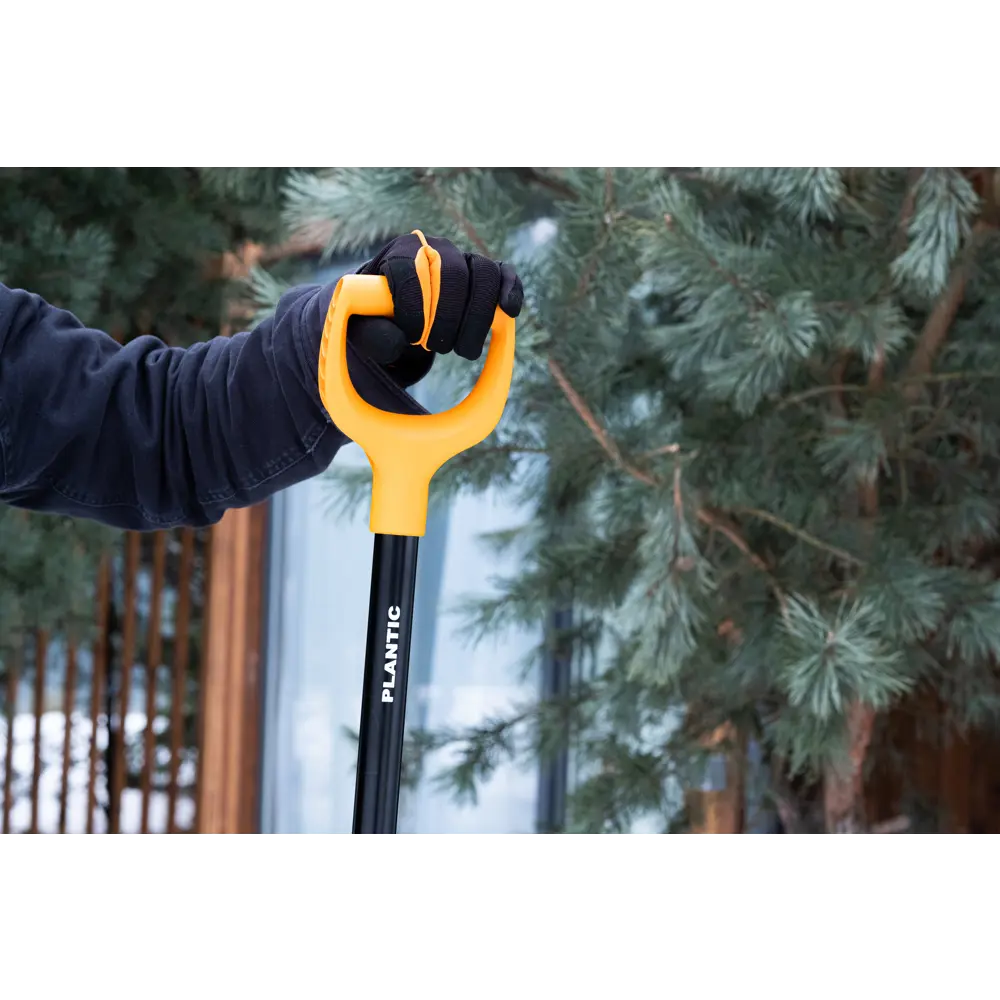 Лопата для уборки снега Plantic Snow 12005-01 54,5x144 см с деревянным черенком STLM-2084892 - Вид №8