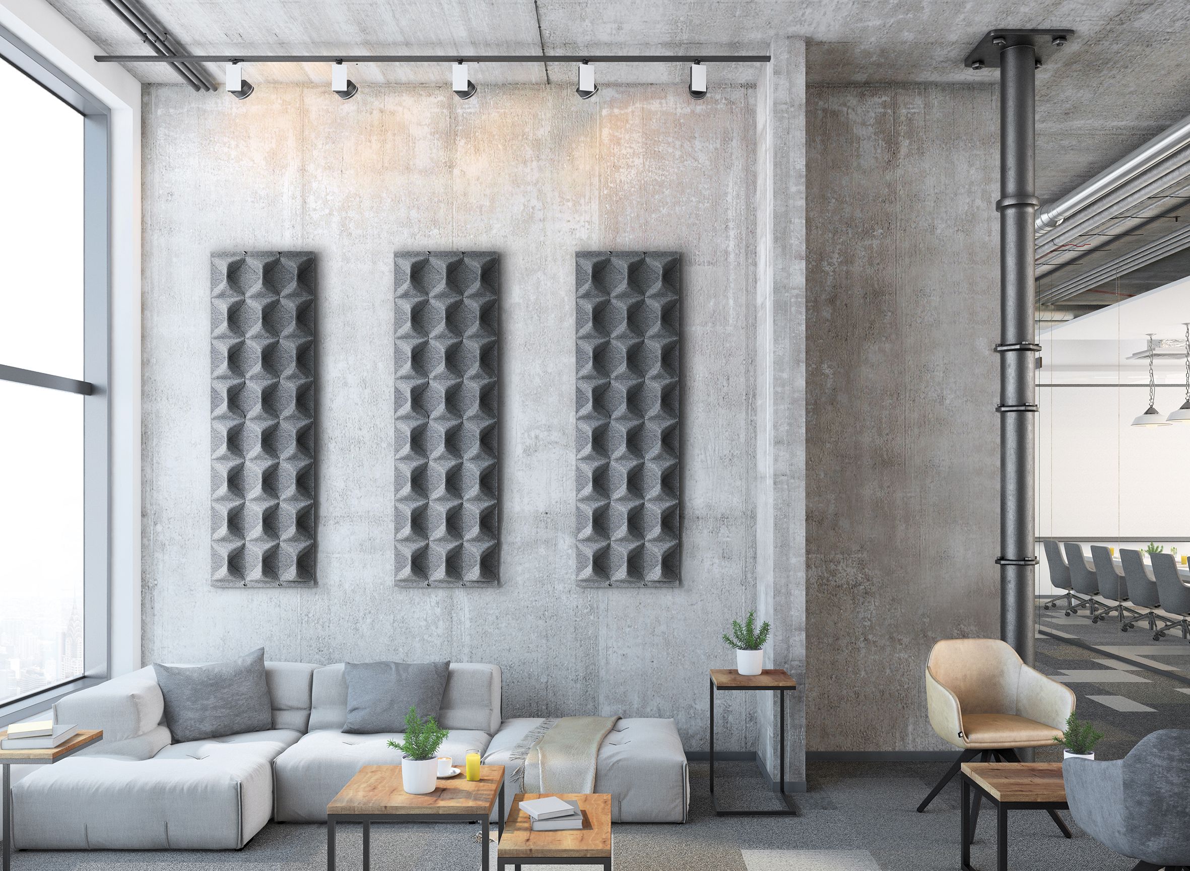 Акустическая панель из полиэстера Caimi Brevetti KLIPPER ARCH-00139583 - Вид №1