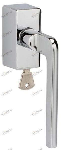 Reguitti Оконная ручка из латуни с замком на розетке Q-10 A119dkc7158