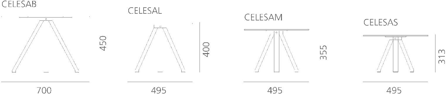 Systemtronic Круглый столик из фанеры с кромкой HPL sun-id-1460256 - Вид №5