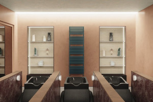 Настенный стальной вертикальный полотенцесушитель