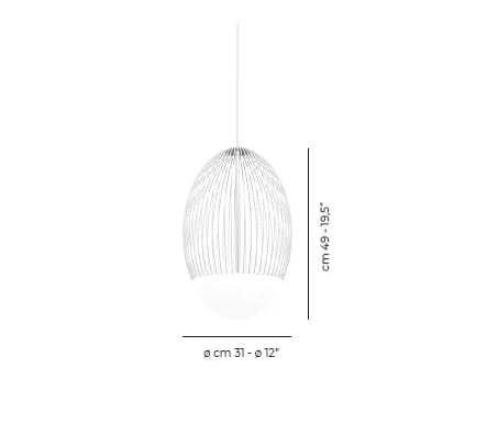 Светодиодный подвесной светильник Vetreria Vistosi Riketta ARCH-00048944 - Вид №3