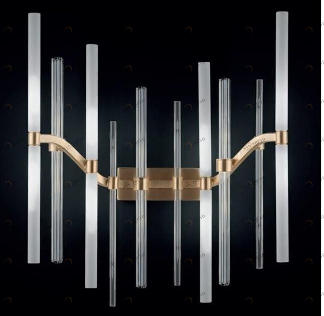 Euroluce Lampadari Настенный светильник из металла и стекла Neva sun-id-1499530