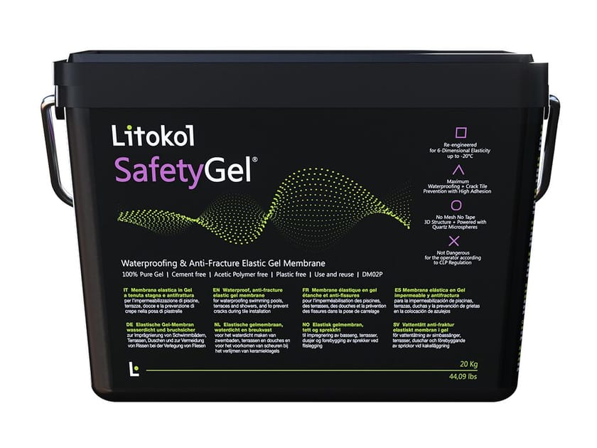 Непрерывная эластичная гелевая мембрана Litokol SAFETYGEL® ARCH-00080679