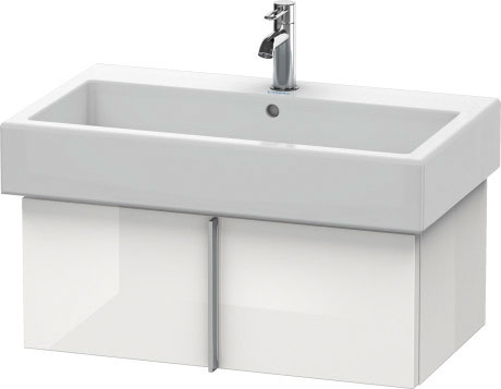 VE610600909 Vero Тумбочка подвесная Светло-голубой матовый декор Duravit - Вид №2