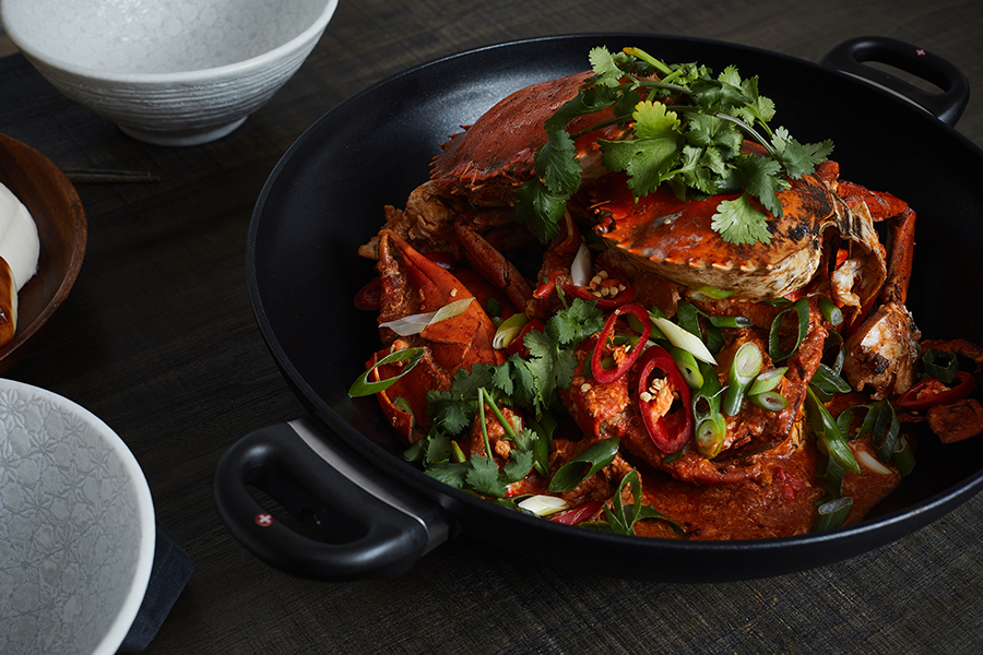 Сковорода-вок индукционная Swiss Diamond со стеклянной крышкой, две ручки, Ø32 см XD61132IC - Вид №1