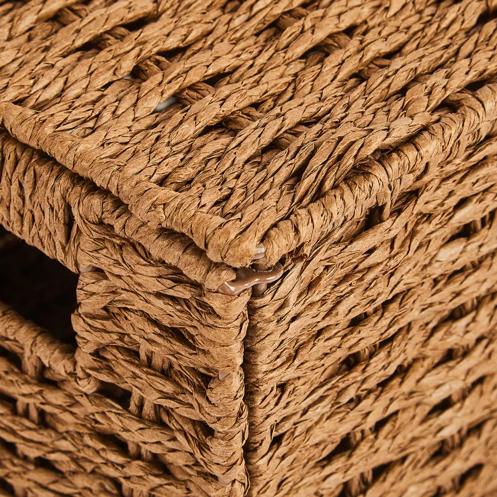 SPACEO Корзина с крышкой для хранения вещей из бумажных нитей 89344358 Kub STLM-1095942 - Вид №6