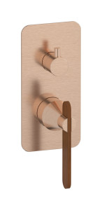 Встроенный смеситель для душа с двухходовым дивертером WE ARE IB so016rs Brushed Rose Gold Soho