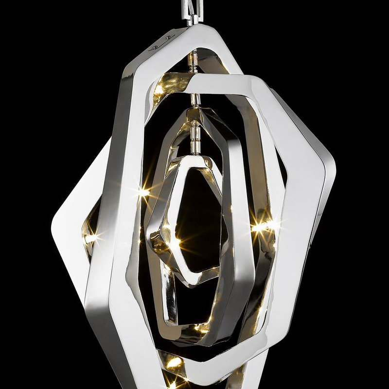 Подвесной светильник Hardy nickel от Delight Collection P68020M-7 nickel DELIGHT ДИЗАЙНЕРСКИЕ 243785 Никель  - Вид №2