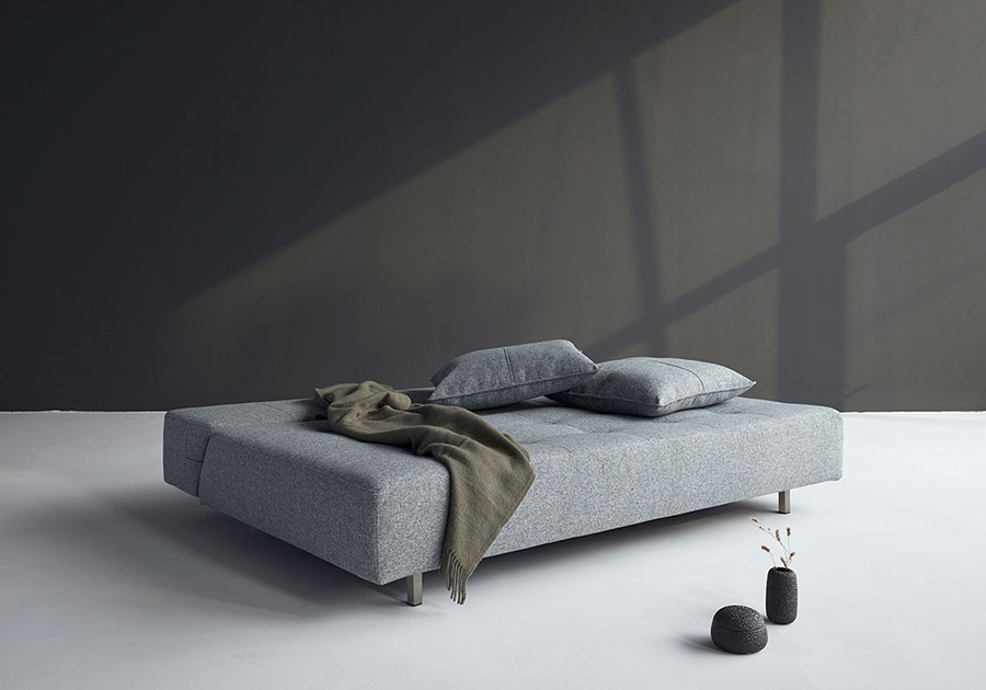 Диван Long Horn Excess с подушками Istyle Deluxe, стальными ножками и колесиками, гранит Innovation Living LONGHORNS2 - Вид №4