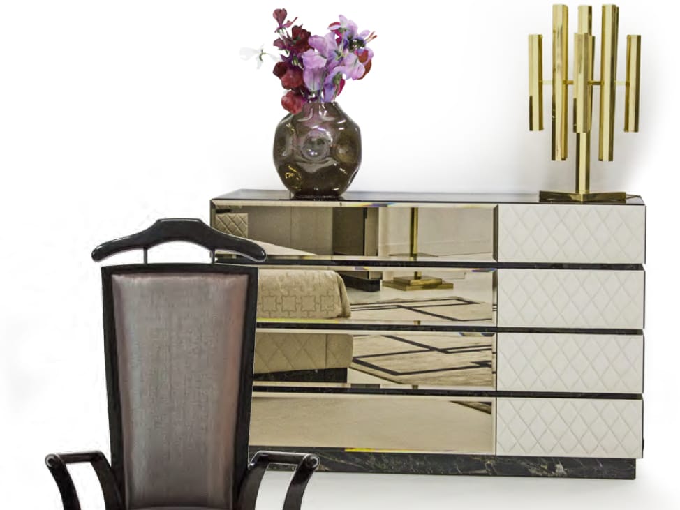 Зеркальный стеклянный комод Formitalia ARCH-00119145 - Вид №1