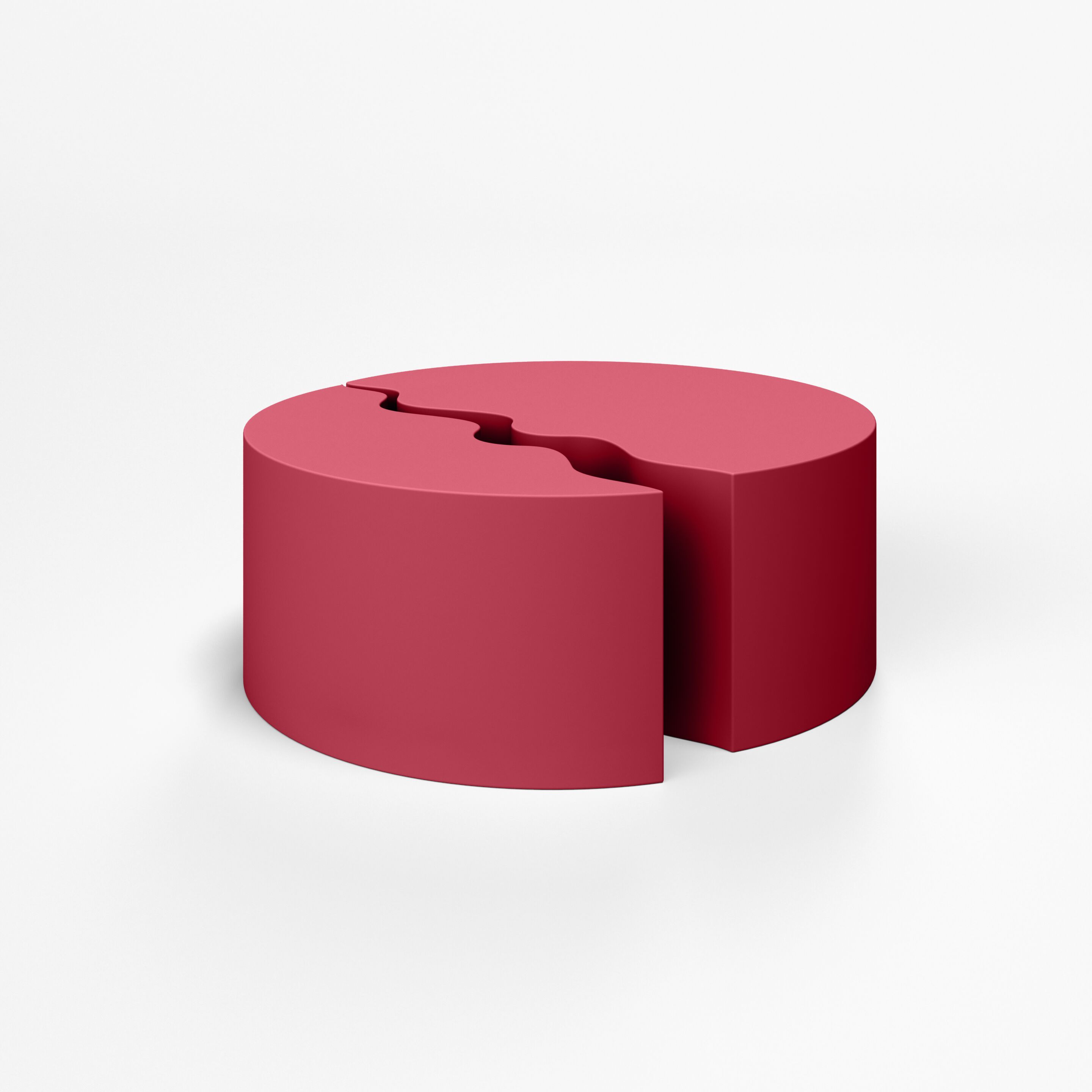 Круглый модульный пуф с пенопластовым покрытием SIXINCH DUAL ARCH-00096567 - Вид №20