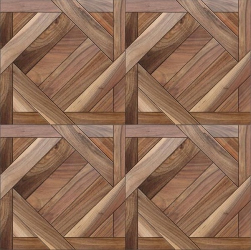 Модульный паркет Da Vinci Инженерный модульный паркет из ореха Кьяра Орех Европейский (Грецкий) Натур (Гладкая) 626х626 мм 2600600083 - Вид №2