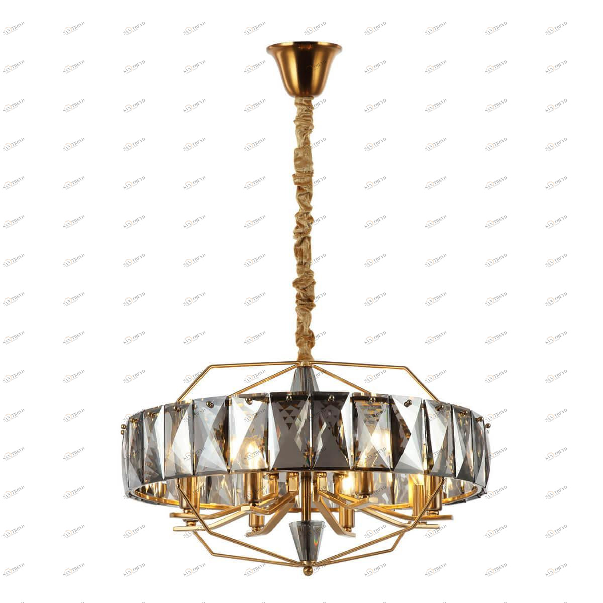 Подвесная люстра Stilfort Avenue 2090/05/08C STILFORT ДИЗАЙНЕРСКИЕ, AVENUE 00-3888483 Бронза;прозрачный 