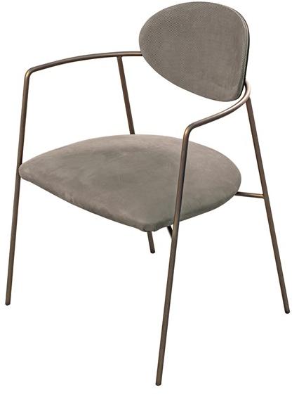 Shake Стул из нубука с подлокотниками sun-id-1374237 - Вид №1