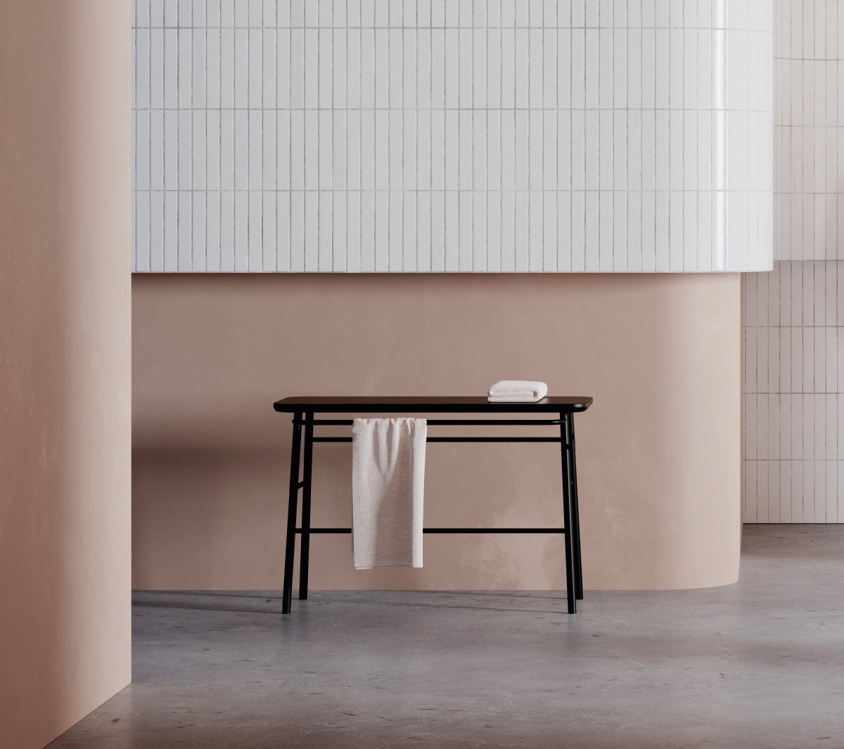 Ex.T Hang Низкий стул из окрашенного в черный цвет ясеня EXHANGSMALLNE Stand - Вид №2