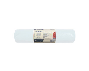 WOB301 Одноразовые мешки для мусора OPTIMUM, 70 x 110 см, вместимость 120 л, рулон 50 шт., БЕЛЫЙ, HDPE/LDPE Merida