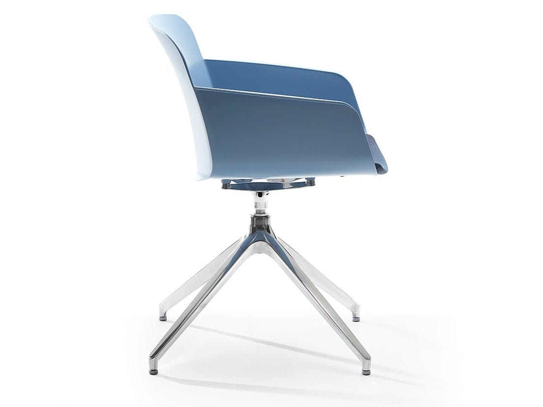 Вращающееся кресло из полипропилена с подлокотниками VAGHI свободное кресло ARCH-00107754 - Вид №2