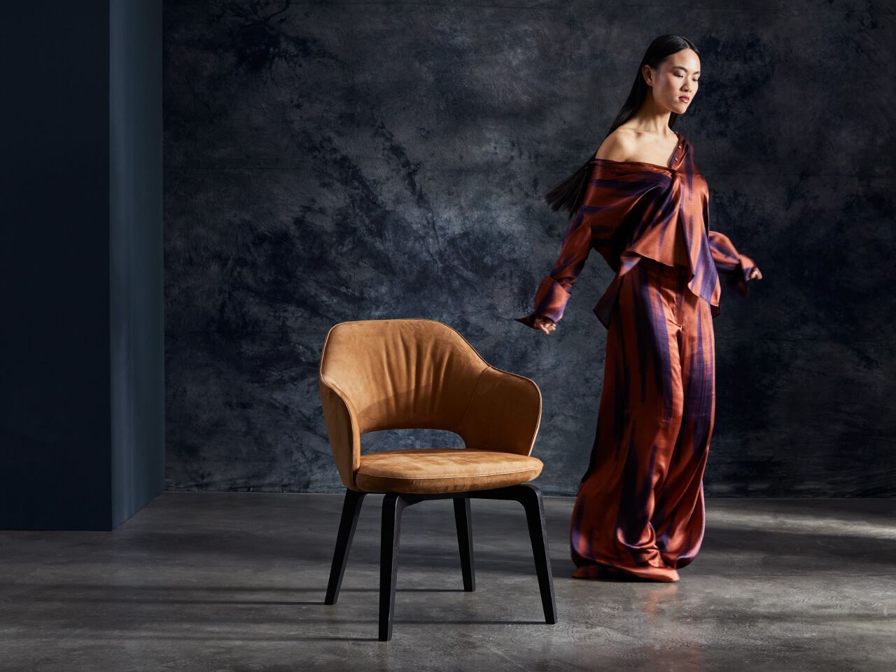 Кожаный стул с подлокотниками Julia Italia Noemi ARCH-00134692 - Вид №2