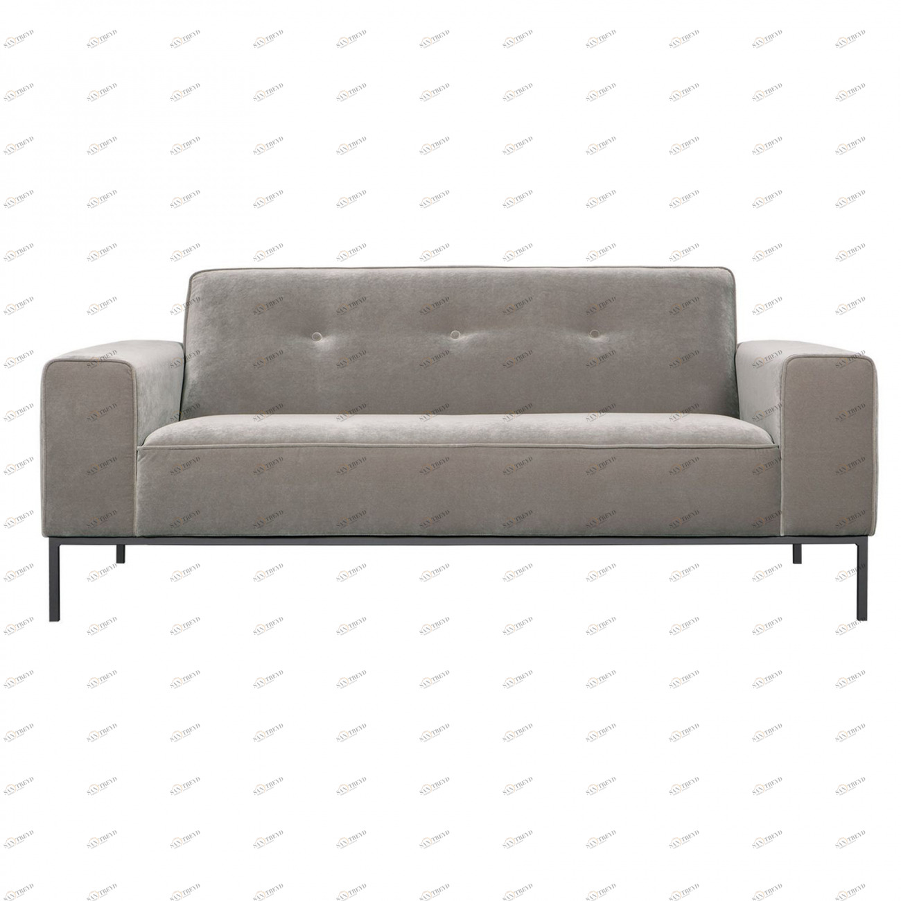 Диван Ville двухместный прямой светло-серый SITS VILLE 192417 Серый 