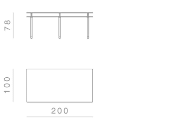 Прямоугольный мраморный стол GHIDINI1961 Ножки ARCH-00097529 - Вид №9