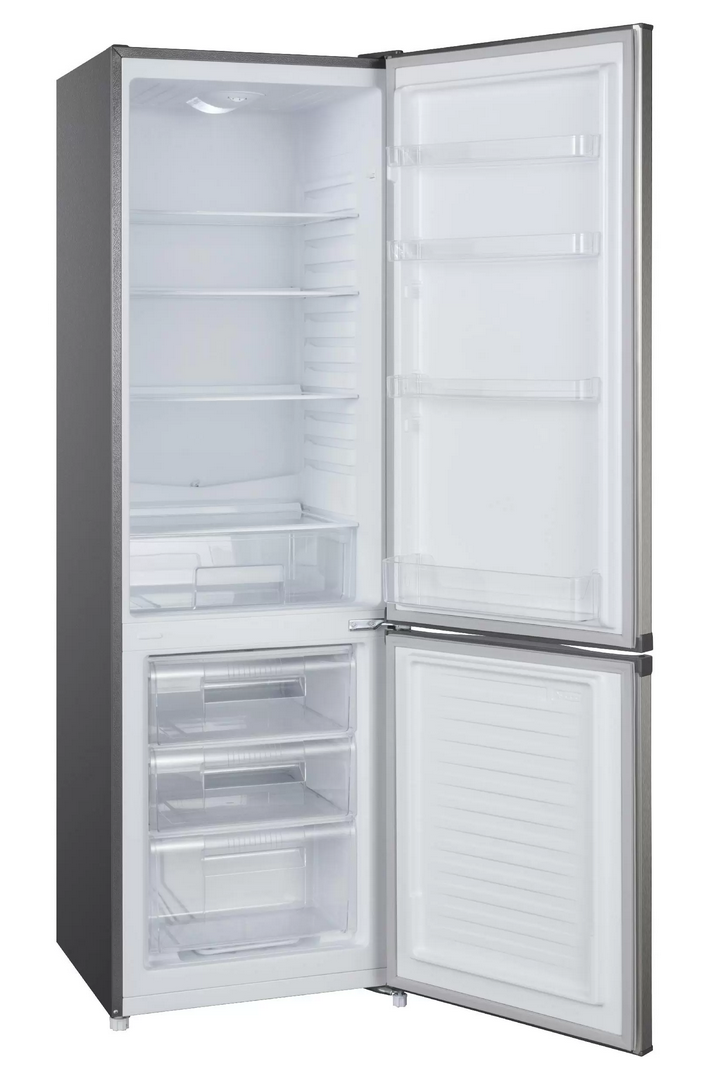 9089013 Холодильник с морозильником   Evelux FS 2220 X серый STDN-0039163 - Вид №1