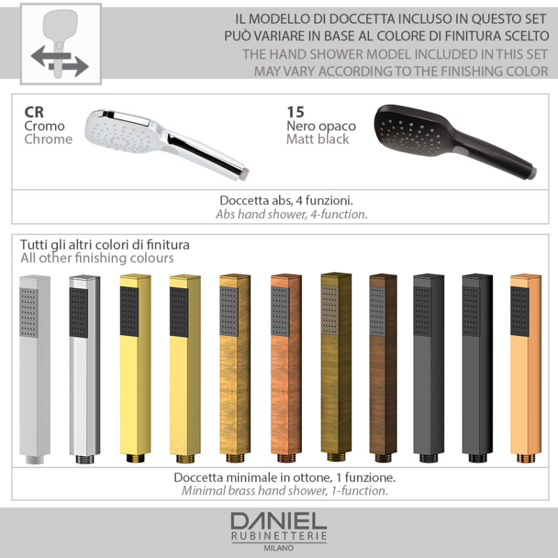 RX610 Смеситель для ванны DANIEL RUBINETTERIE Reflex - Вид №1