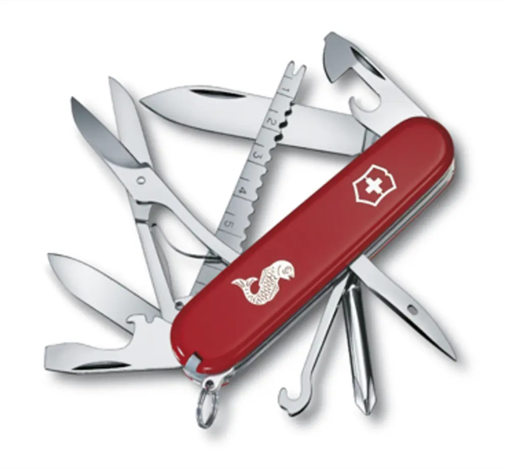 91347878 Нож Victorinox Fisherman 1.4733.72 пластиковый корпус 91 мм STLM-0843185