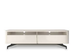 Низкий шкаф для телевизора с откидными дверцами